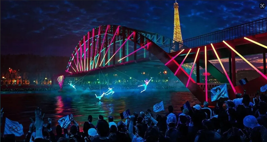 开幕式倒计时，巴黎奥运会灯光设计美学魅力绽放！